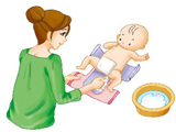 详细图解如何正确给宝宝换尿布