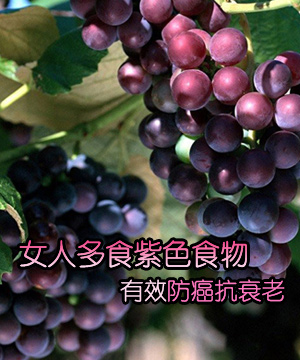 女人多吃紫色食物防癌抗衰老
