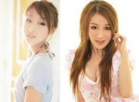 女星真假胸器探秘 丰胸前后对比照大曝